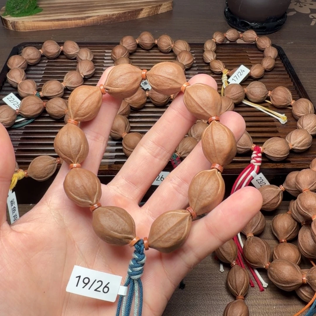 梁***！橄榄核手串/手链19/26鲨鱼背