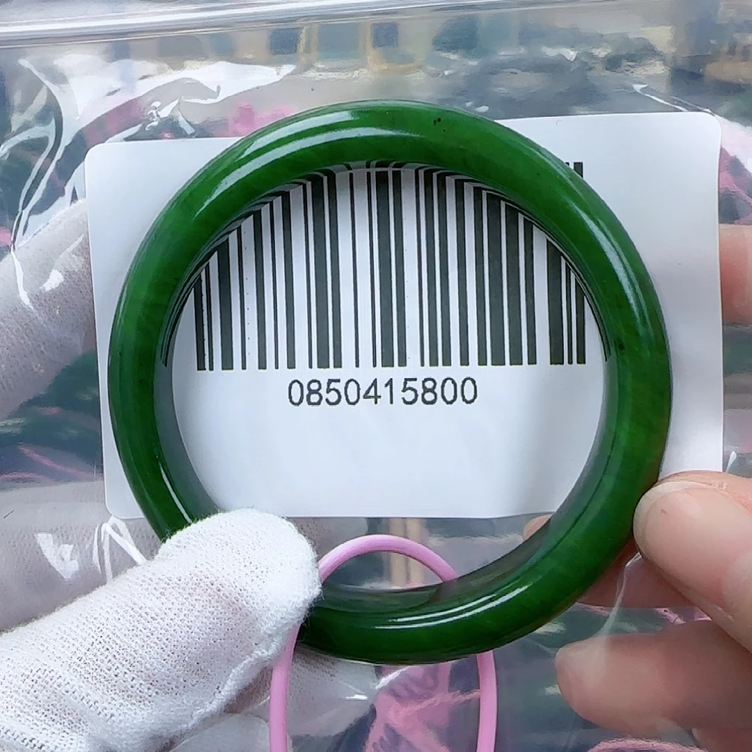 和田玉（碧玉）手镯未镶嵌54