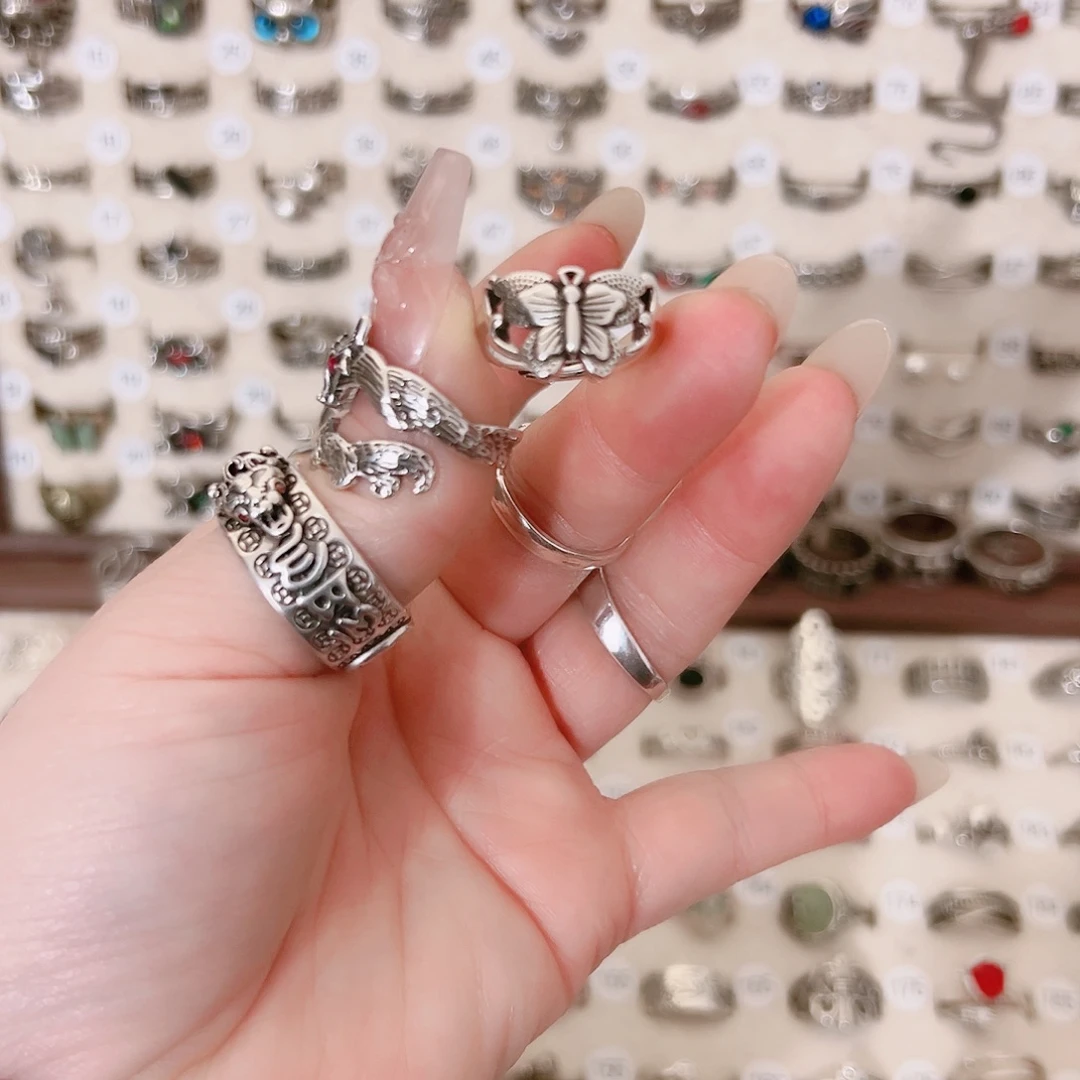 铜合金新款小蝴蝶戒指