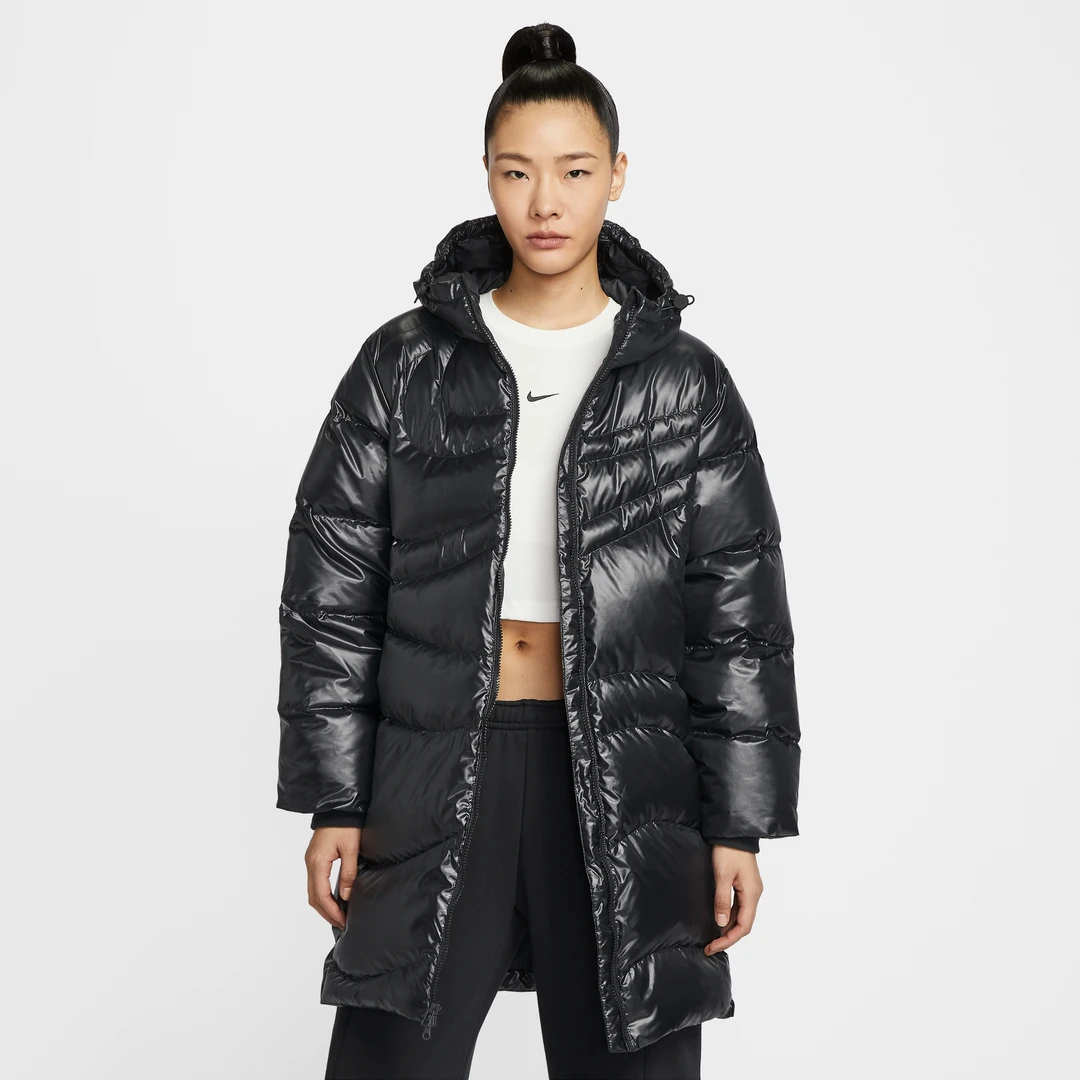 耐克暖钩羽绒服KYOKA同款女子保暖外套冬新款 PUFFER HV2752--010