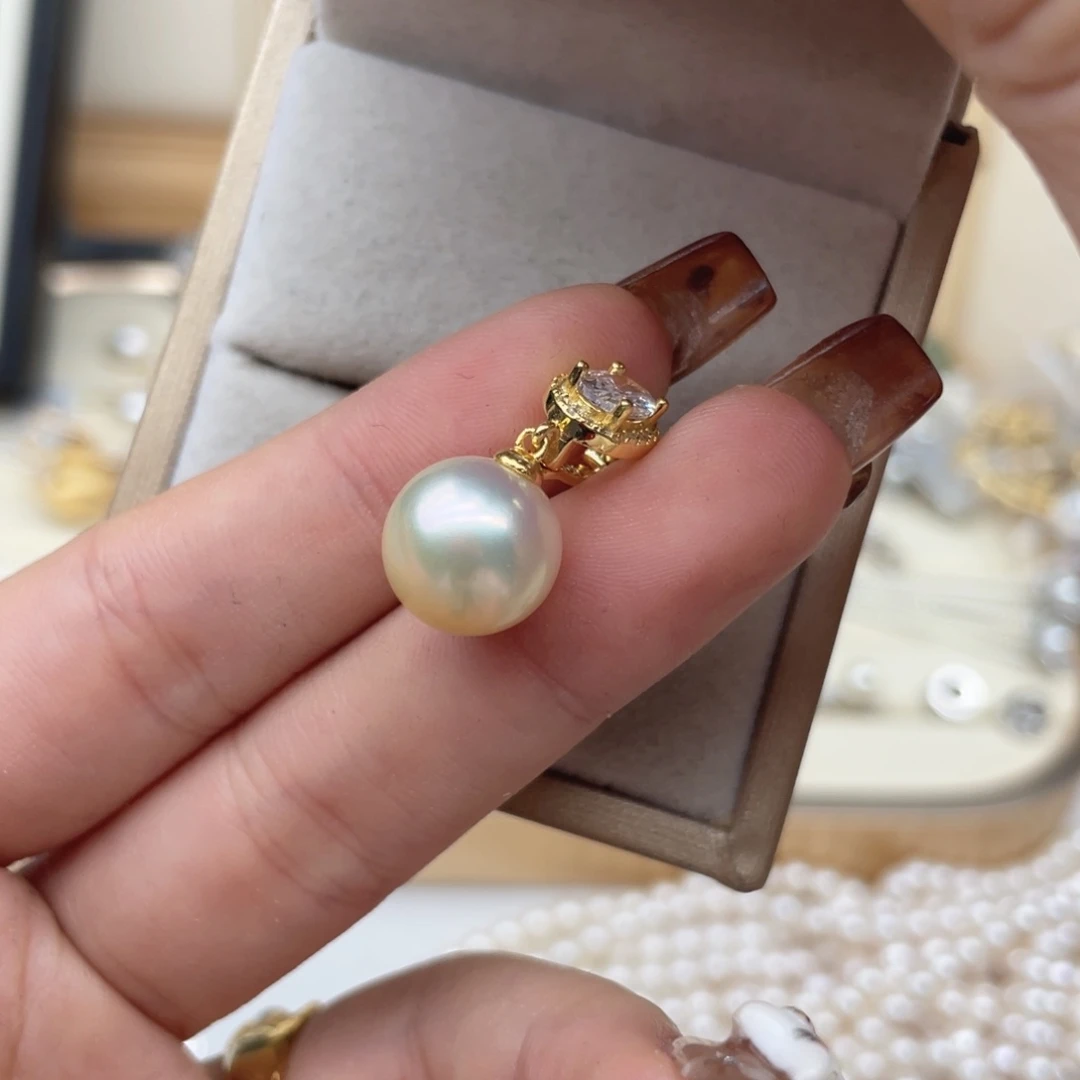 银S925镶嵌颈饰海水珍珠Y117