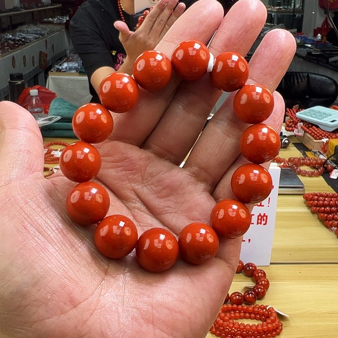 南红玛瑙买未镶嵌16mmmmmm活动款圆珠