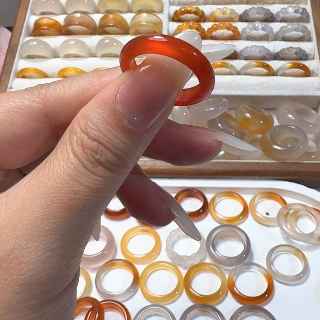 合金戒指玛瑙/玉髓228港18