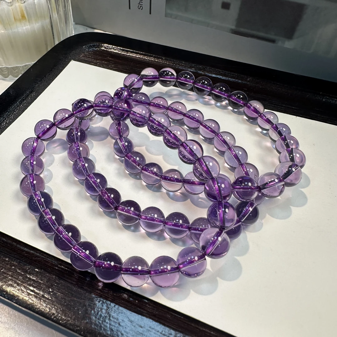 【小院甄选】紫水晶单圈手链约8mm 多样性发一件 1680EHH