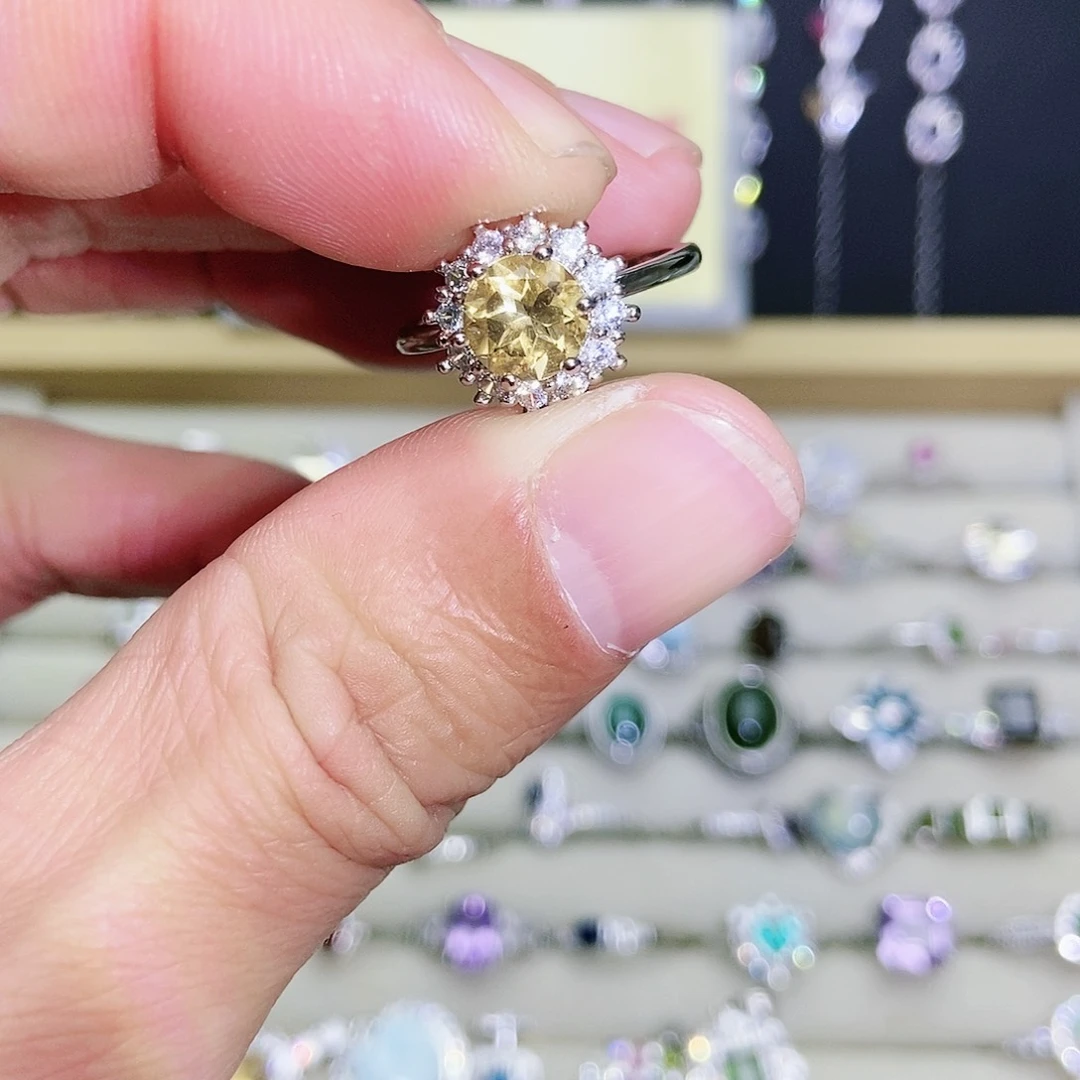 【闪购商品】未镶嵌戒指黄晶