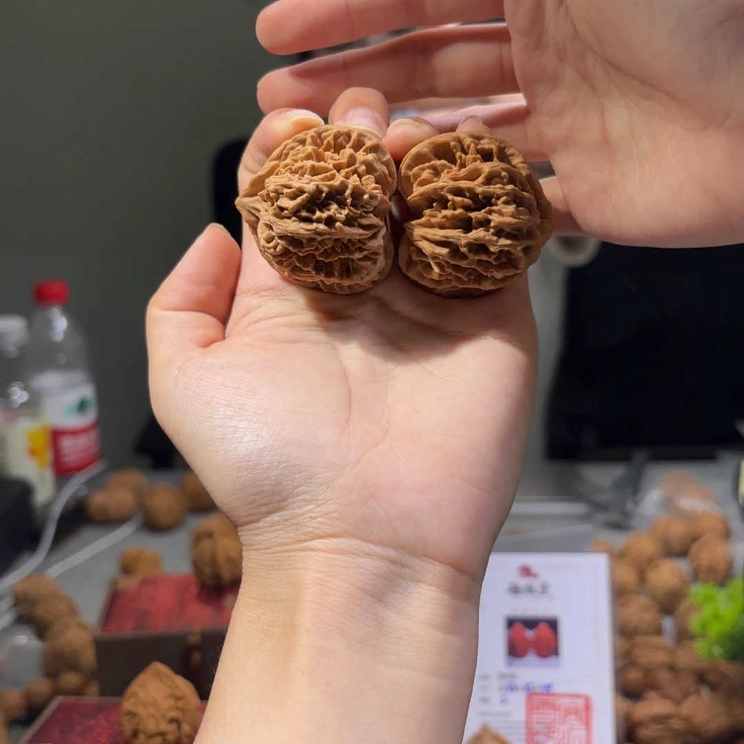 桃核吊坠42九龙筋状元