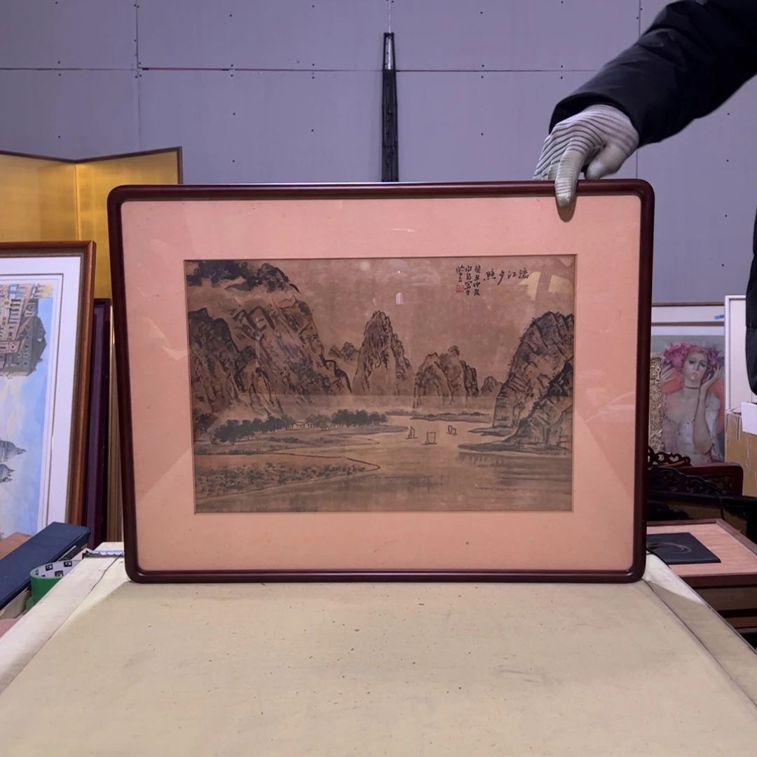 绘画康*框画屏风茶空间设计回流