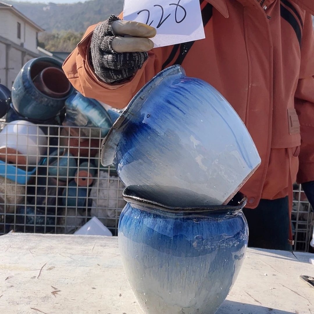 红陶王嫂花盆0218-228