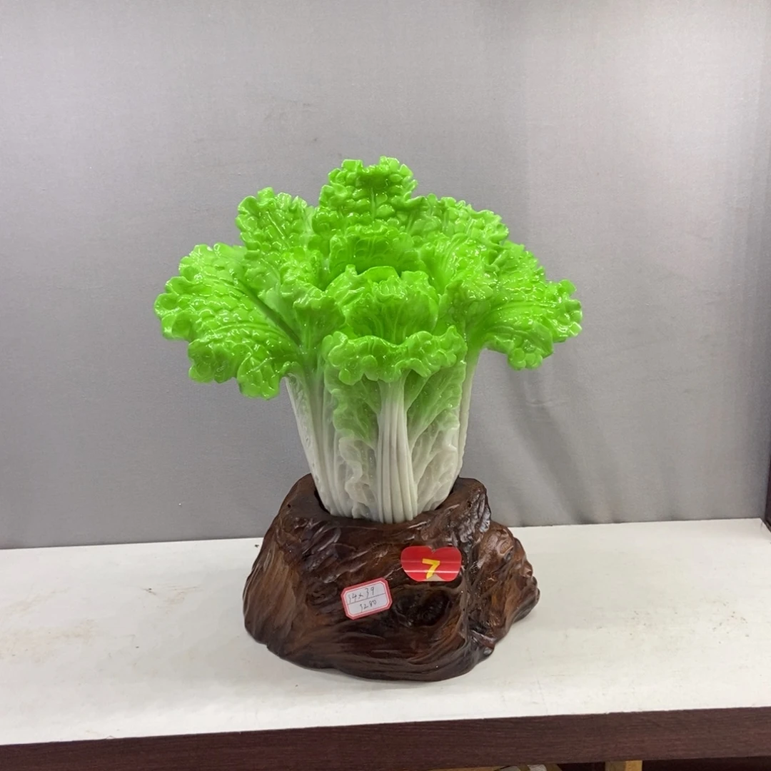 玉白菜摆件家居摆件