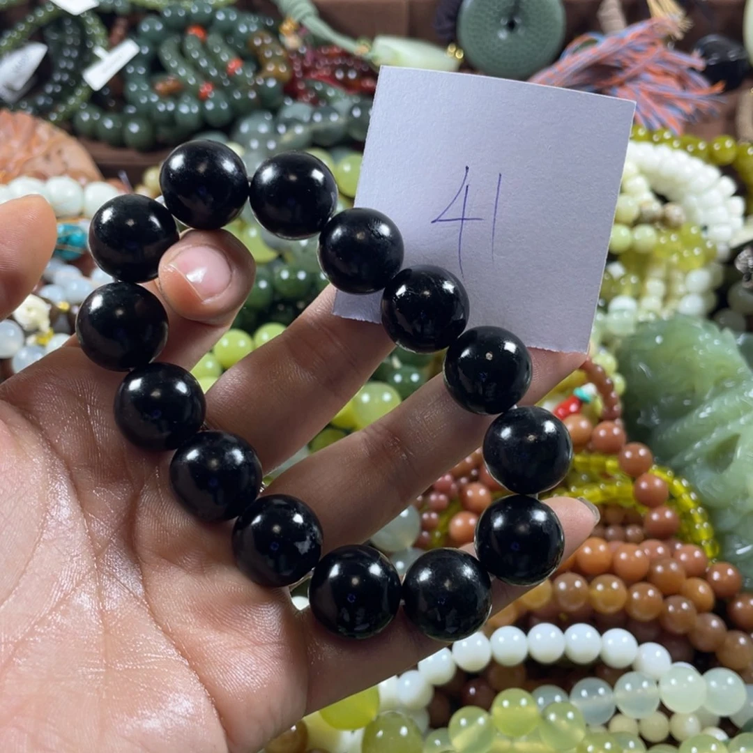 未镶嵌蛇纹石玉手串