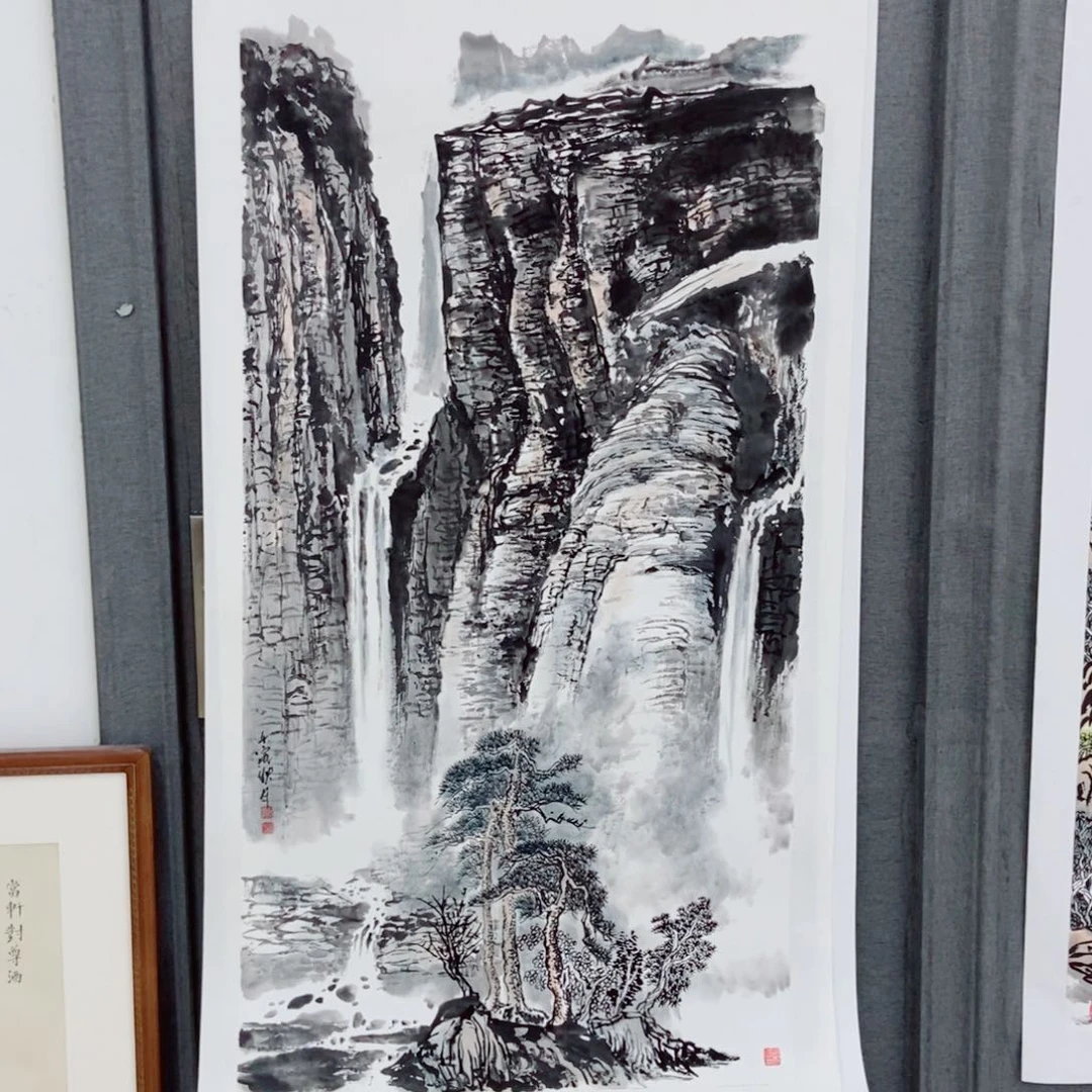 滴***8国画手写手绘国画74