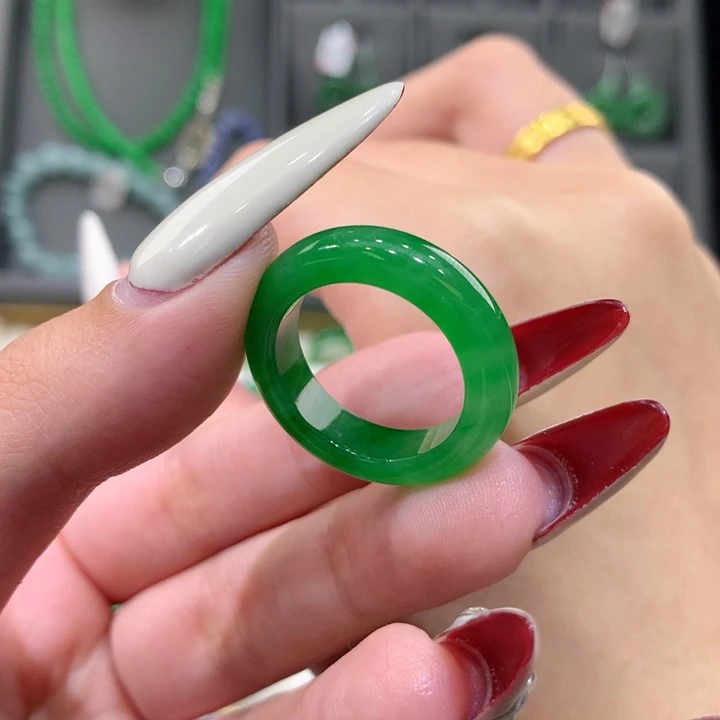 未镶嵌戒指翡翠17