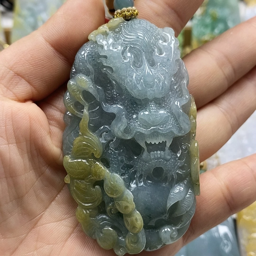 翡翠未镶嵌颈饰天然a货翡翠