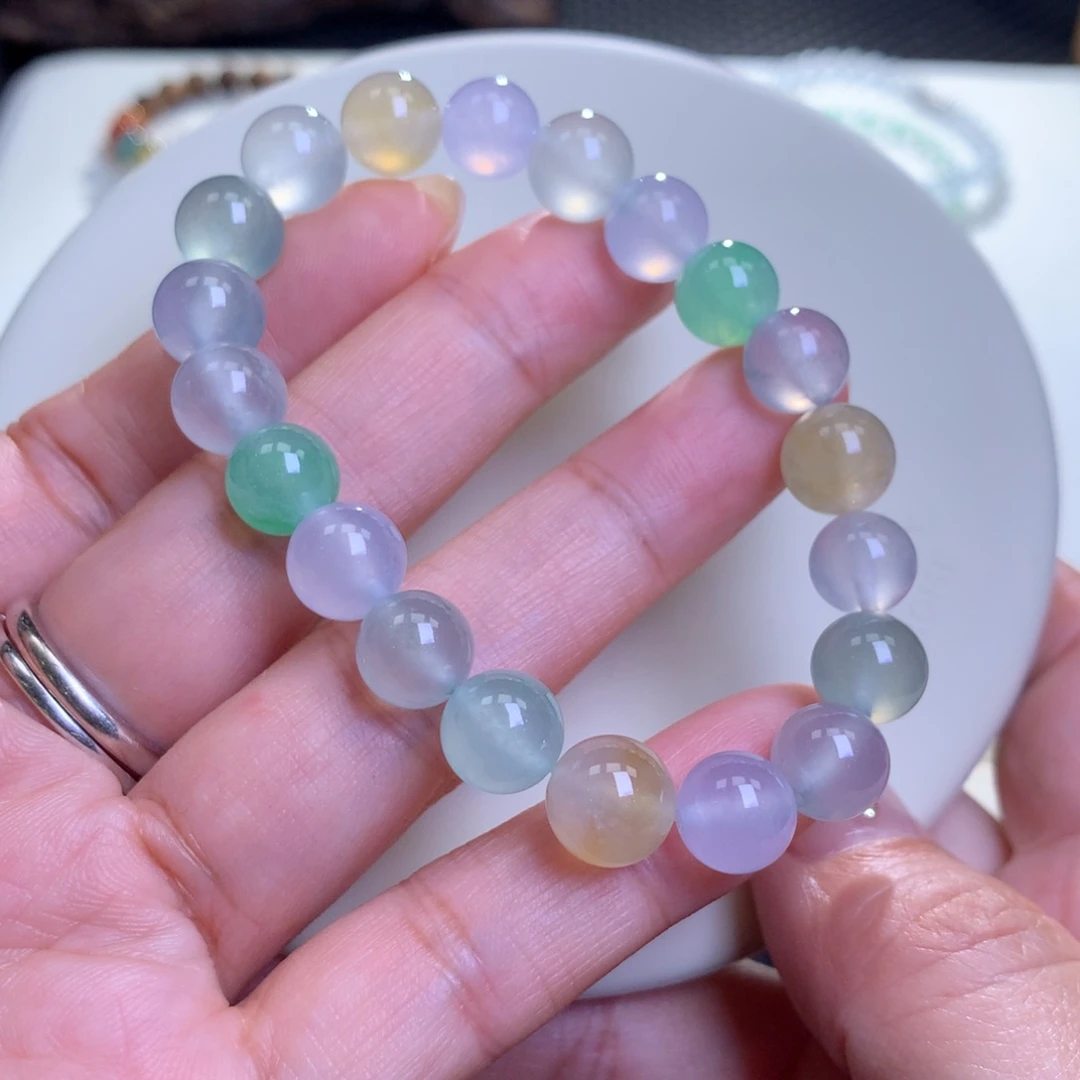 未镶嵌手链翡翠翡翠手串卡7.5