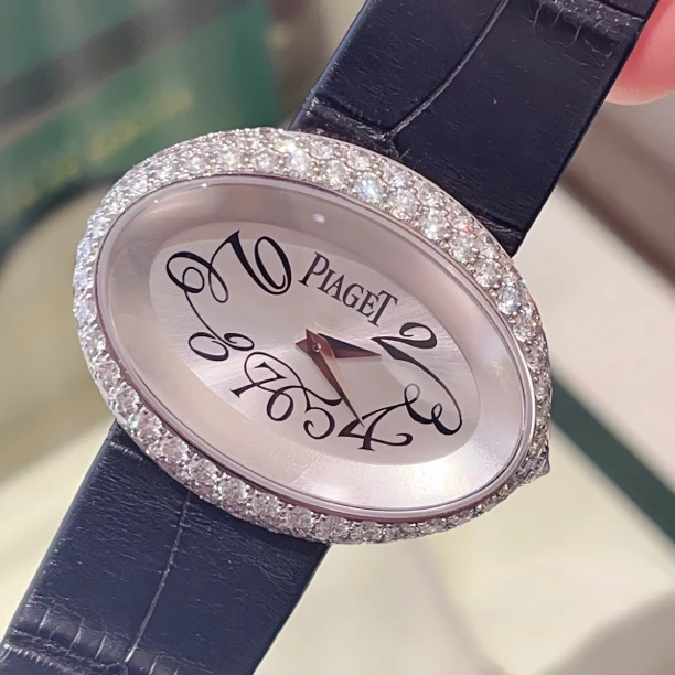 99新 Piaget/伯爵 浴缸全白金原钻女表