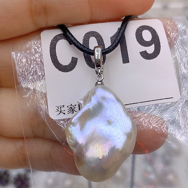 淡水珍珠颈饰银S925镶嵌