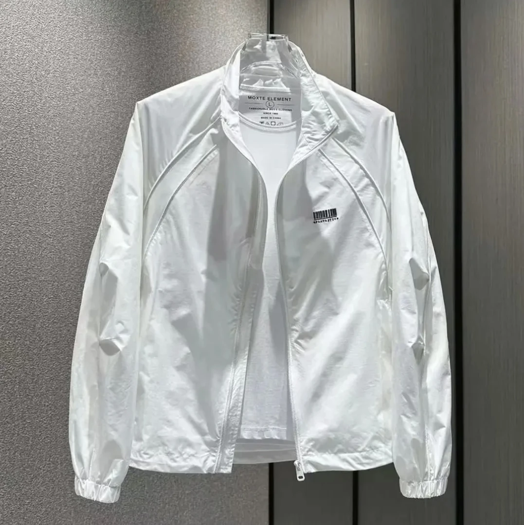 【刺绣多色夹克】春季新男立领外套时尚立领休闲口袋夹克9915