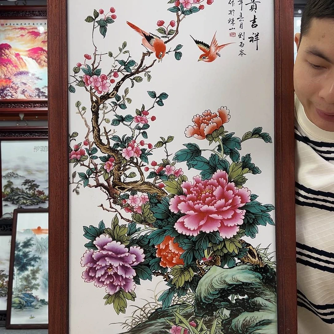瓷片景德镇瓷板画