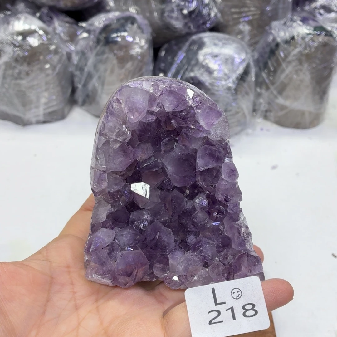 水晶摆件未镶嵌天然紫水晶