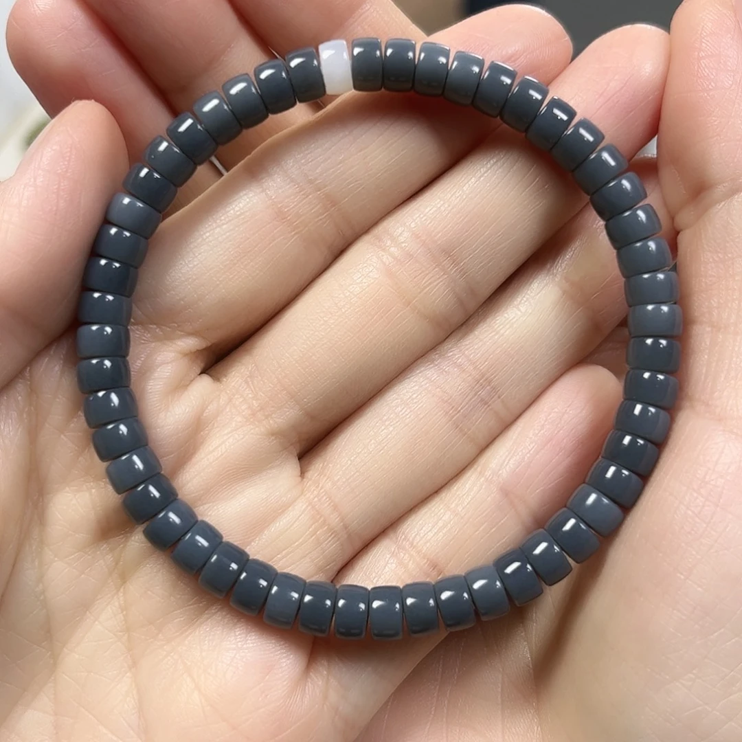 和田玉未镶嵌手串卡6珠宝级货头