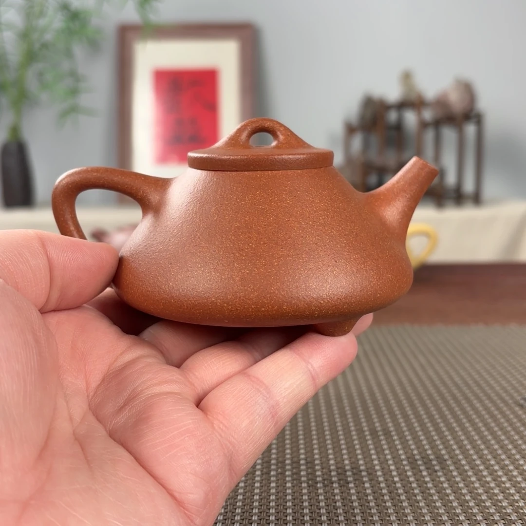 紫砂茶壶微瑕黄龙山原矿紫砂壶