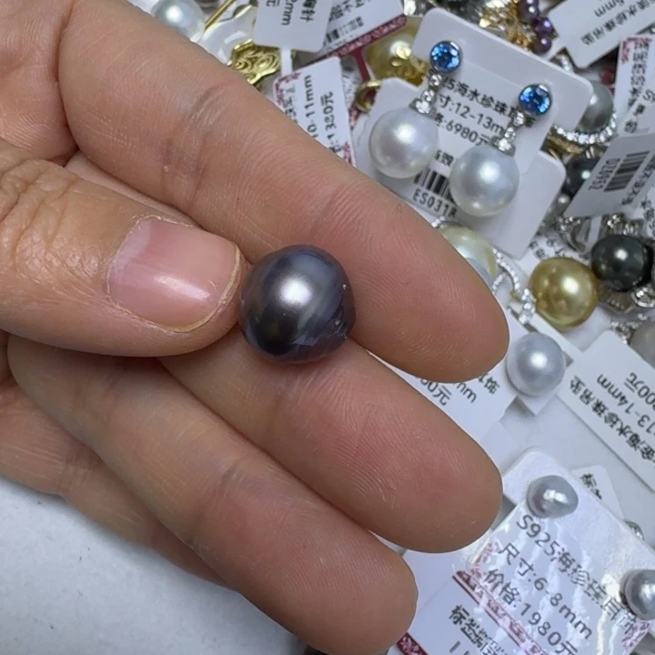 铜***草海水珍珠裸珠裸珠