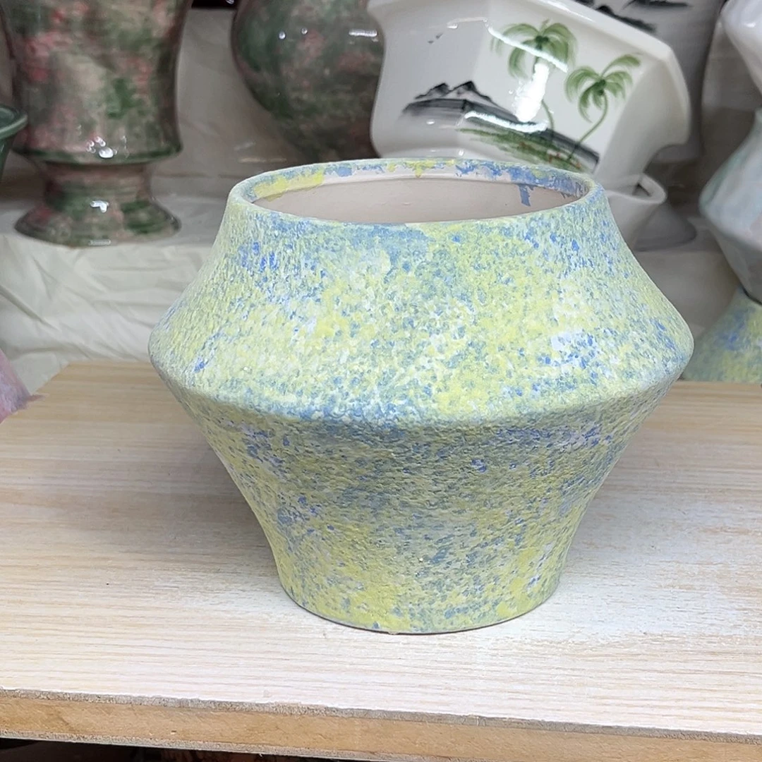 陶瓷绿植多肉微瑕花盆外口径：11*13