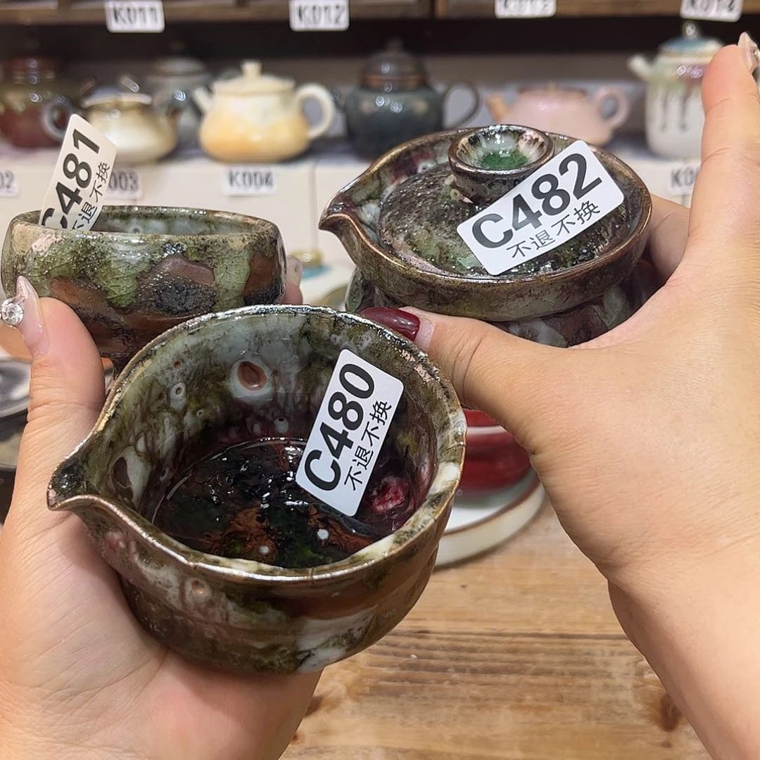 朱泥茶杯铁*陶瓷艺术