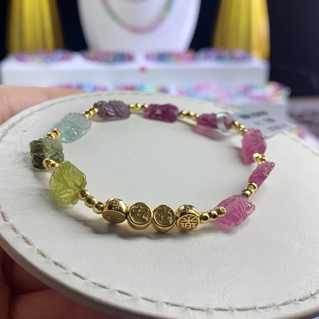 未镶嵌手链碧玺狐狸