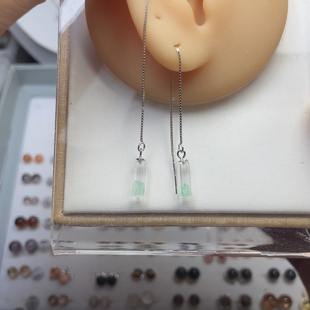 银S925镶嵌戒指水晶