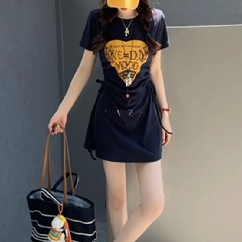 时髦洋气减龄连衣裙女2025年夏季新款小众设计感气质中长裙高级感