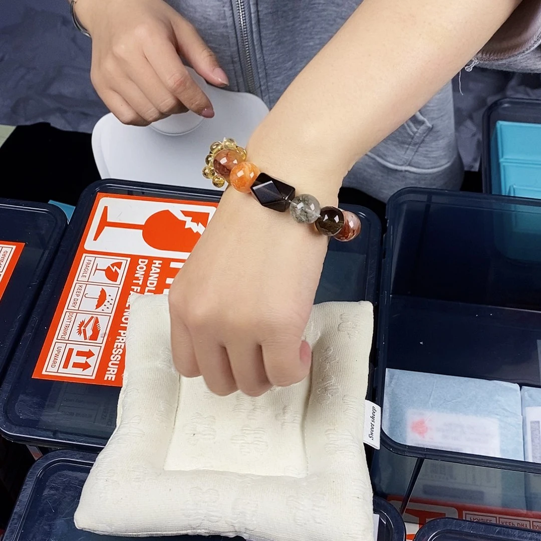 水晶手链银S925镶嵌