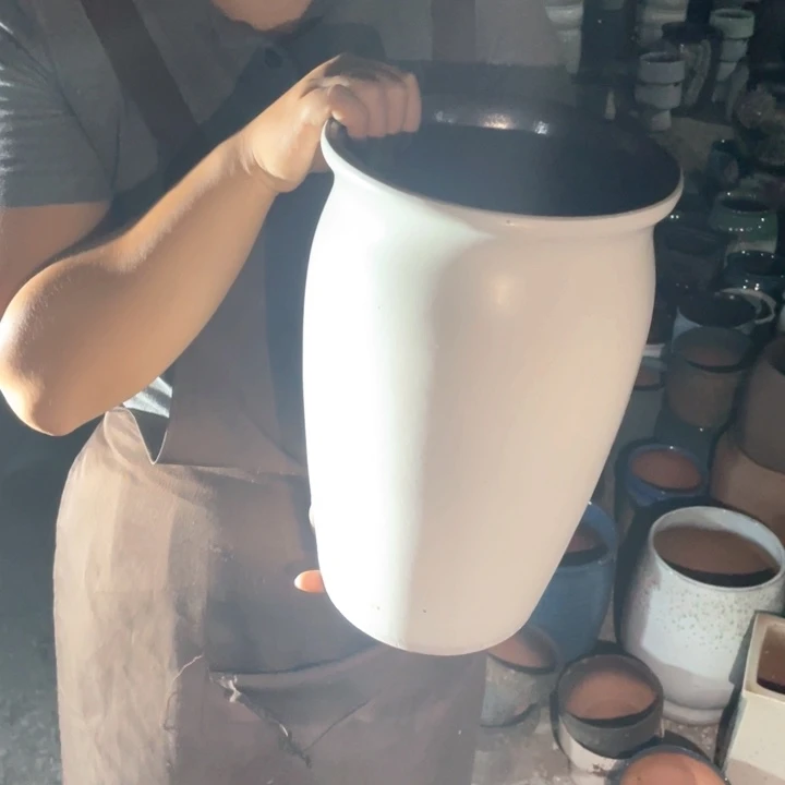 紫砂花盆口20高33正品正品