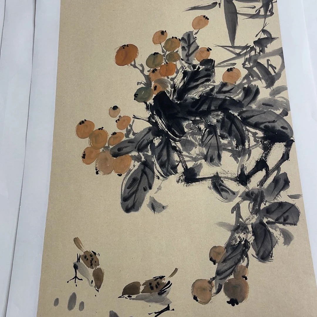 雨***誉姜奇老师花鸟作品