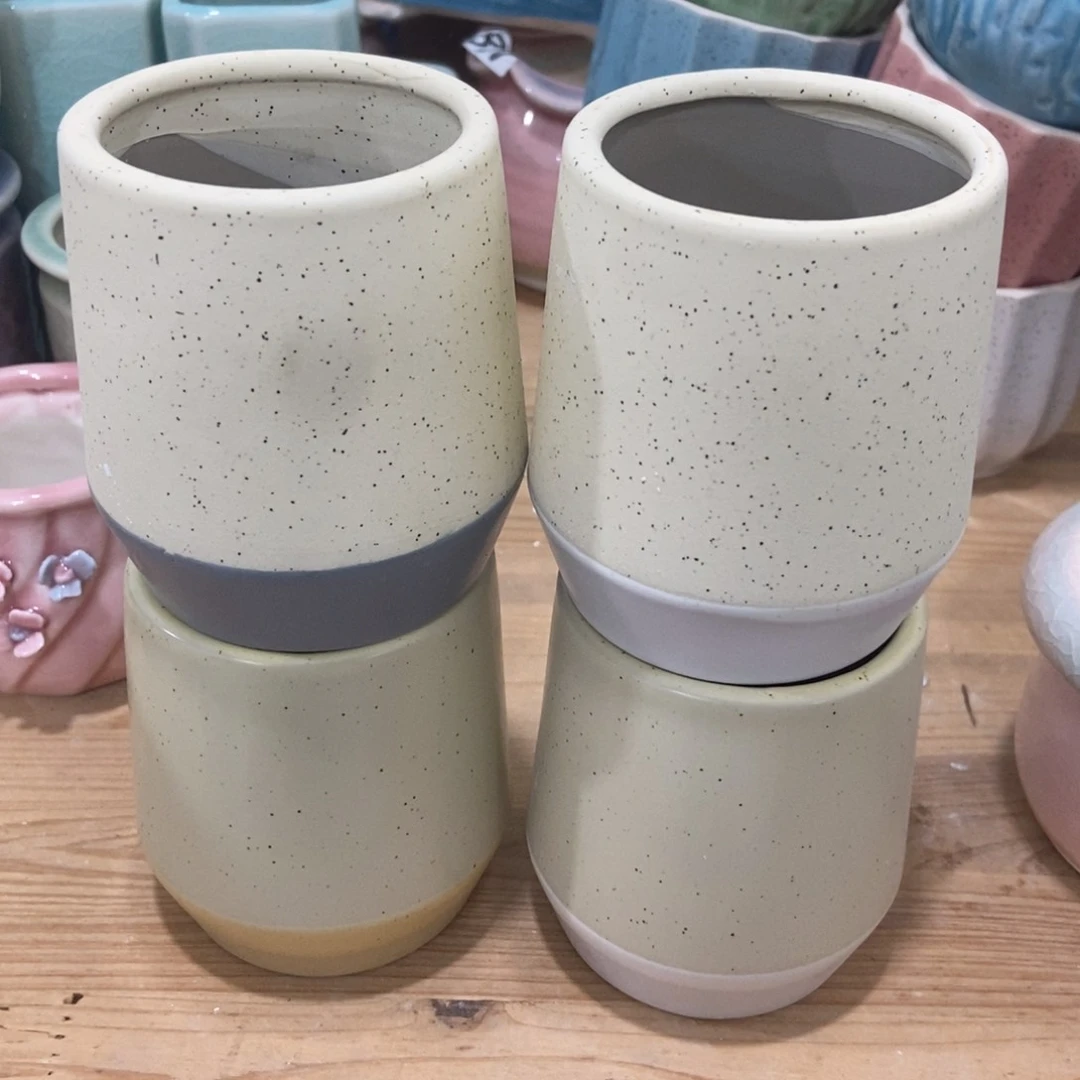 红陶高温陶瓷花盆