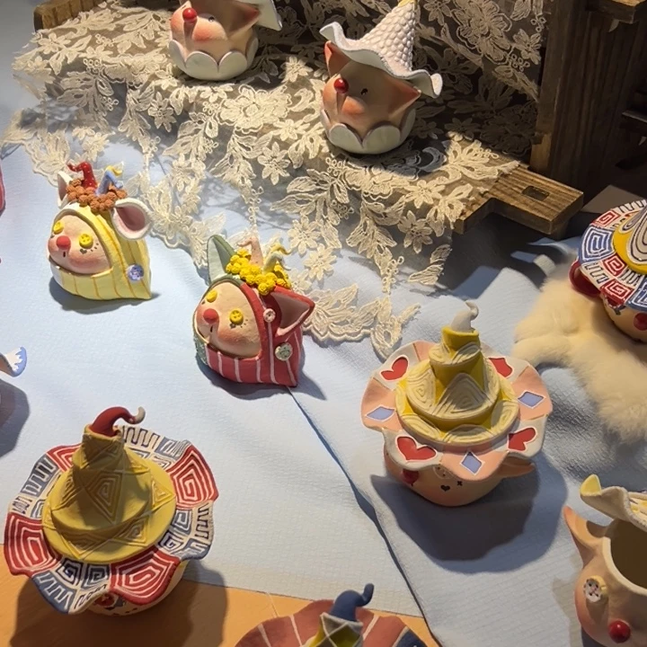 摆件陶景德镇陶瓷摆件猪猪猪16