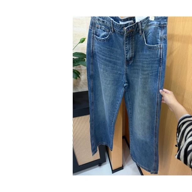 【金酉钱】 秋季 85286阔腿无弹明线