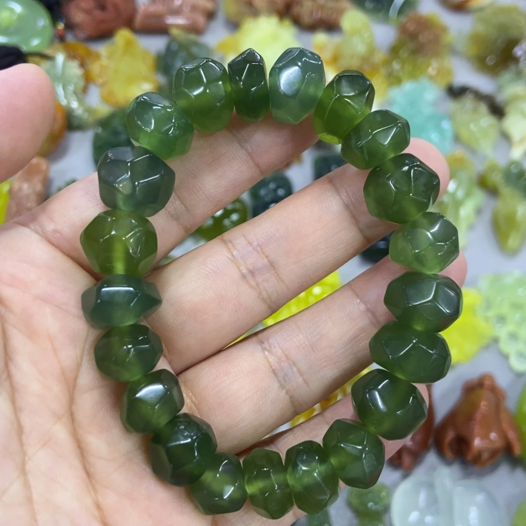 未镶嵌蛇纹石玉手串