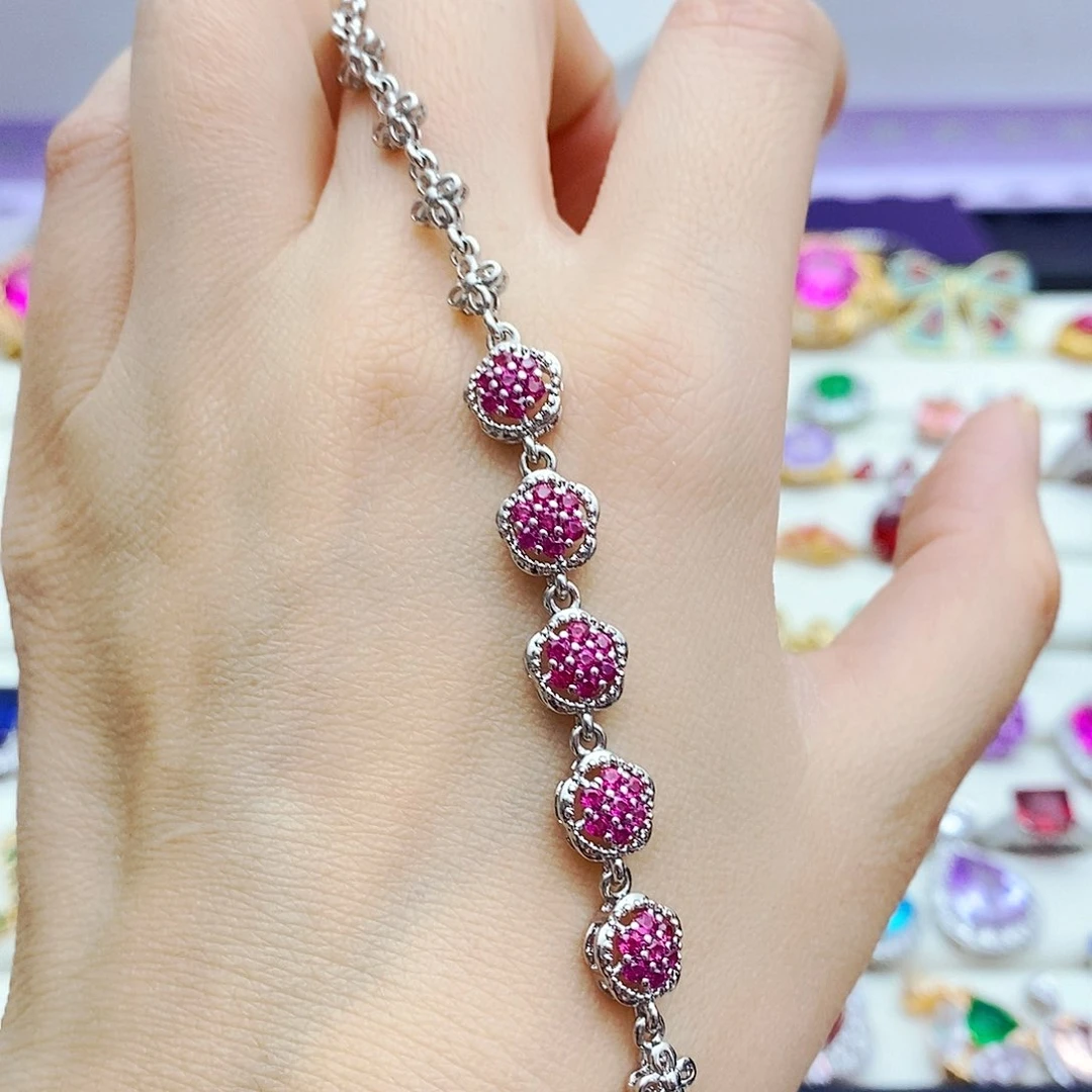 未镶嵌手链红宝石