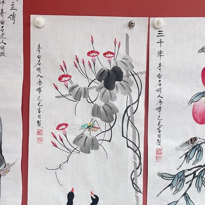 国画冯老师手绘作品