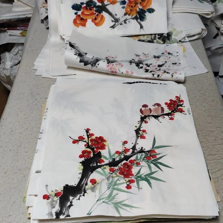 夏***至国画国画花鸟花鸟国画