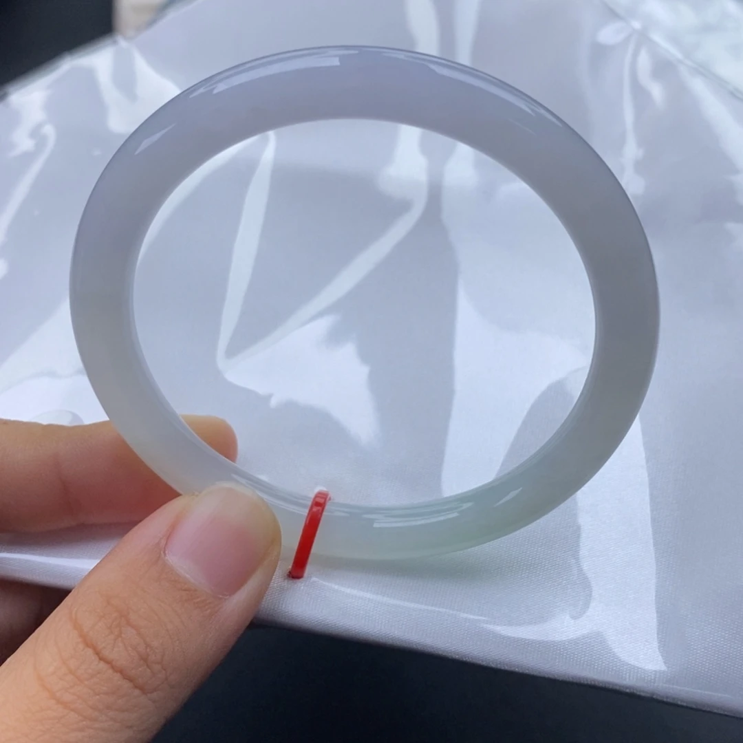 翡翠未镶嵌手镯（圆镯）5455圈