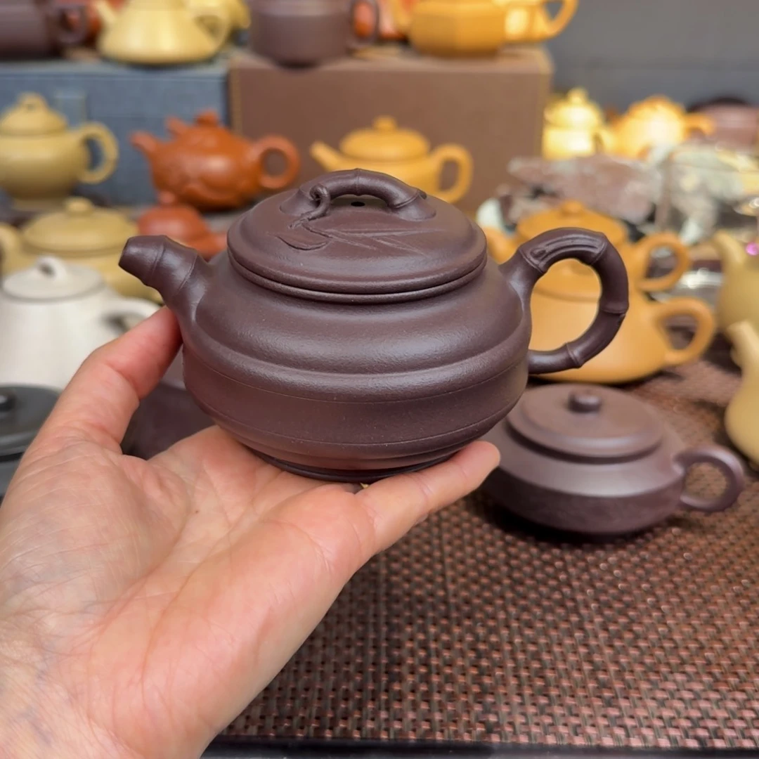 紫泥茶壶天青200毫升左右