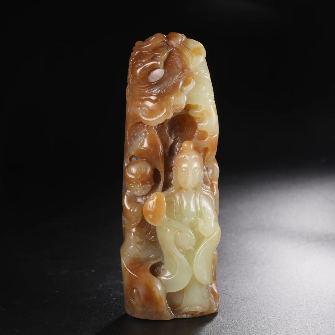 lot21新疆且末糖站观音摆件/保利拍卖