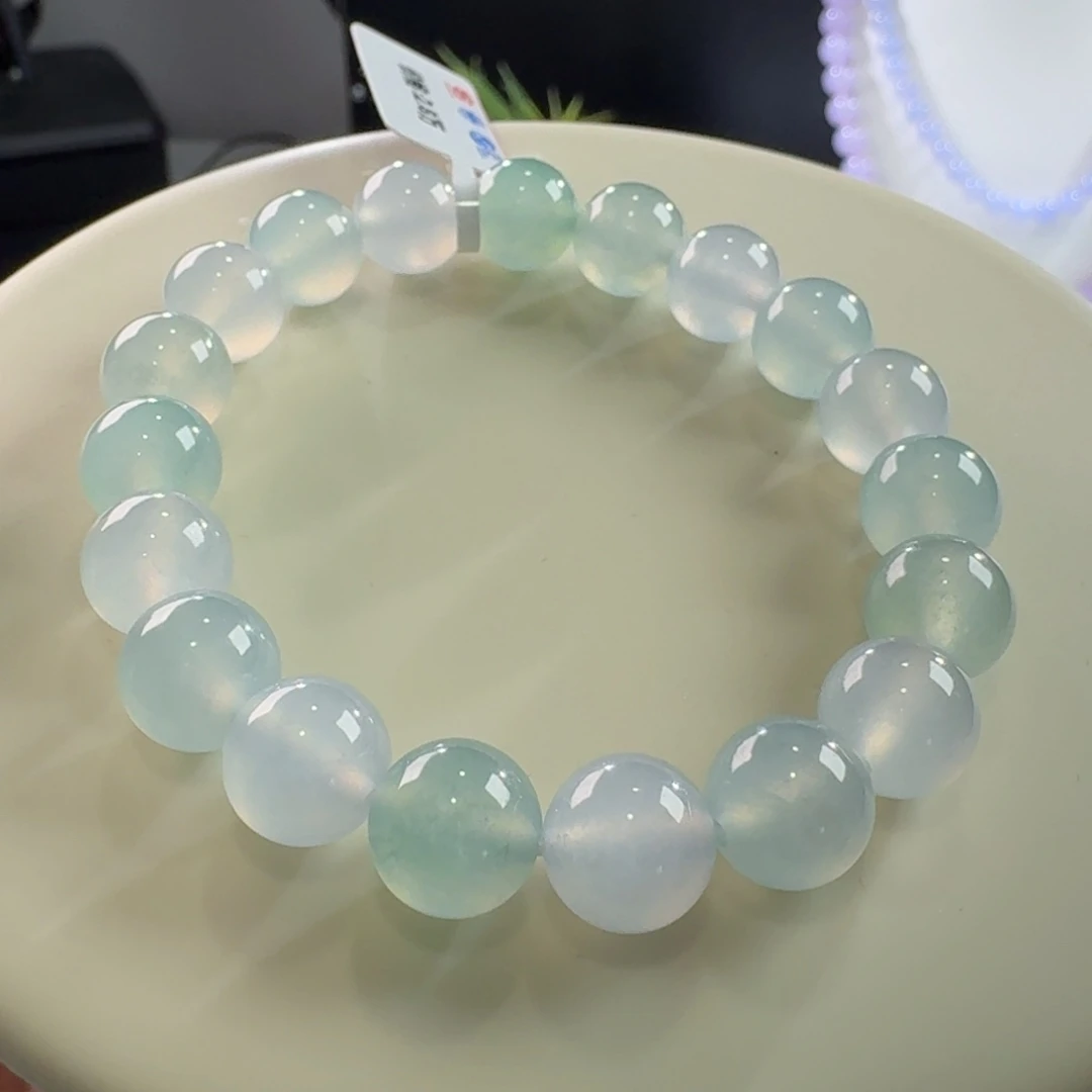 翡翠手链未镶嵌幻彩单圈卡10