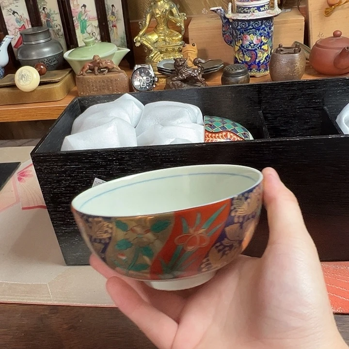 精美小瓷器茶摆件