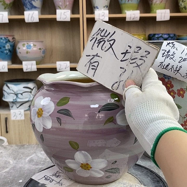 罐8xc景德镇陶瓷花盆