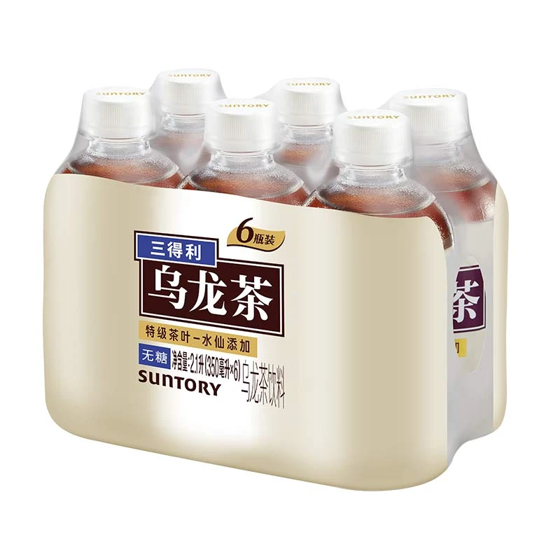三得利乌龙茶无糖350ml*6饮料