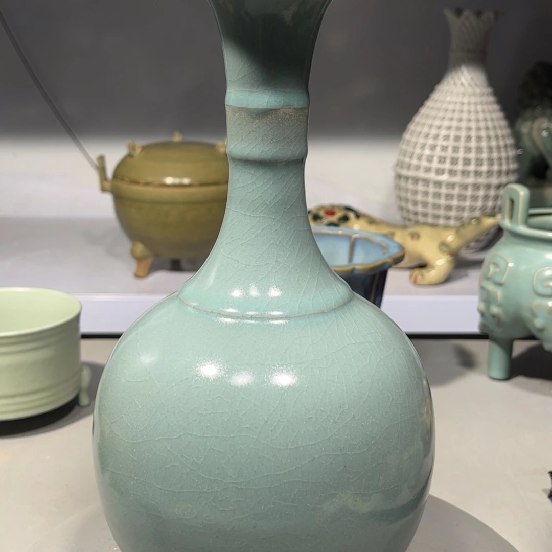 瓶汝窑瓷器品相完美