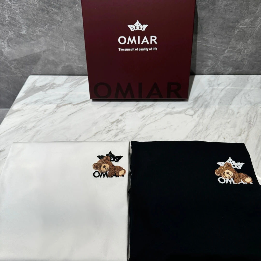 OMIAR2025新款卧熊春夏款短袖D7213